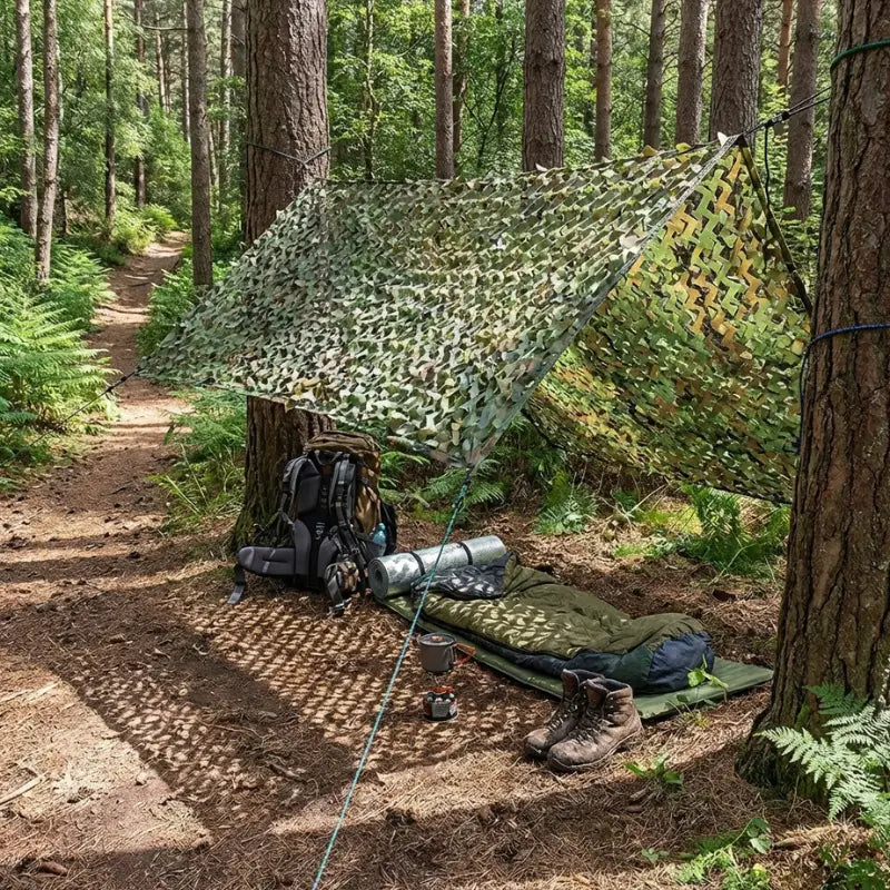 Filet camouflage woodland standard basique