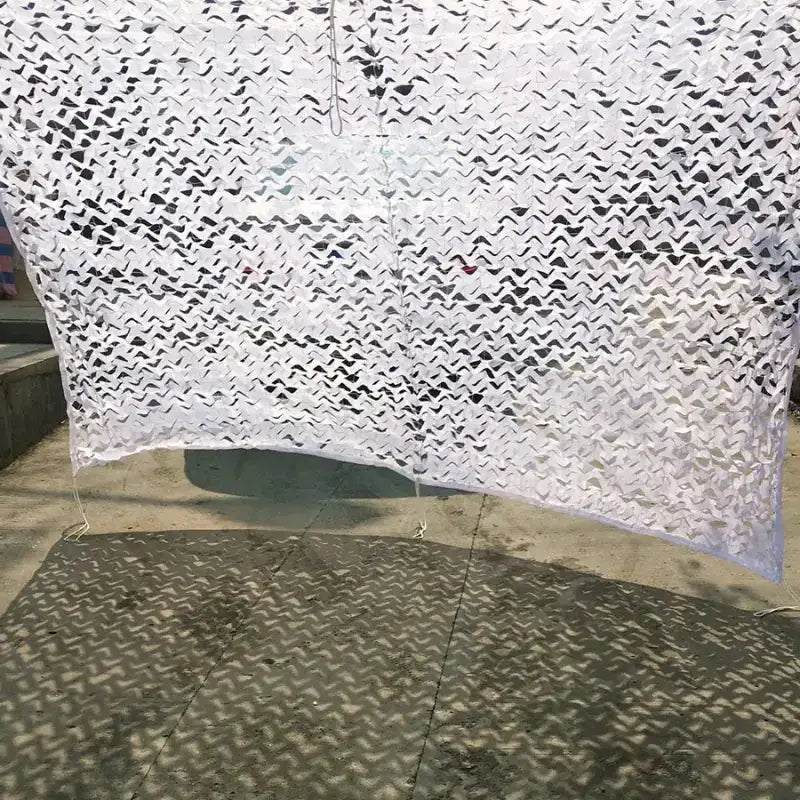 Filet ombrage blanc terrasse protection solaire