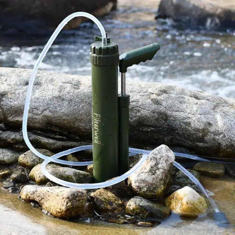 Filtre à eau portable survie randonnée
