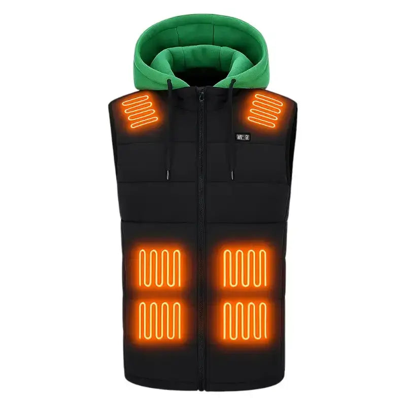 Gilet chauffant homme 5 zones batterie incluse