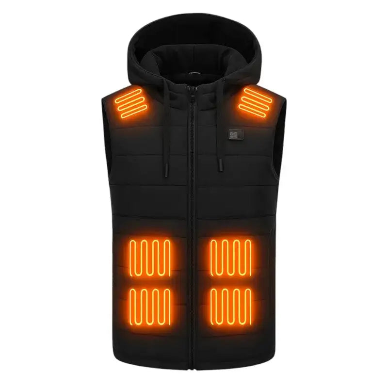 Gilet chauffant homme 5 zones batterie incluse