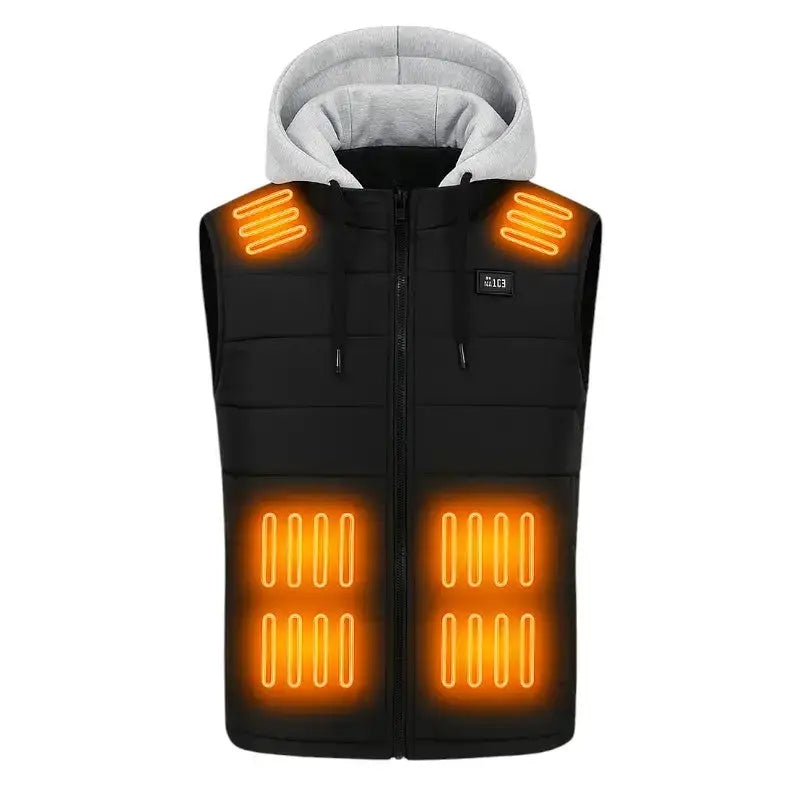 Gilet chauffant homme 5 zones batterie incluse