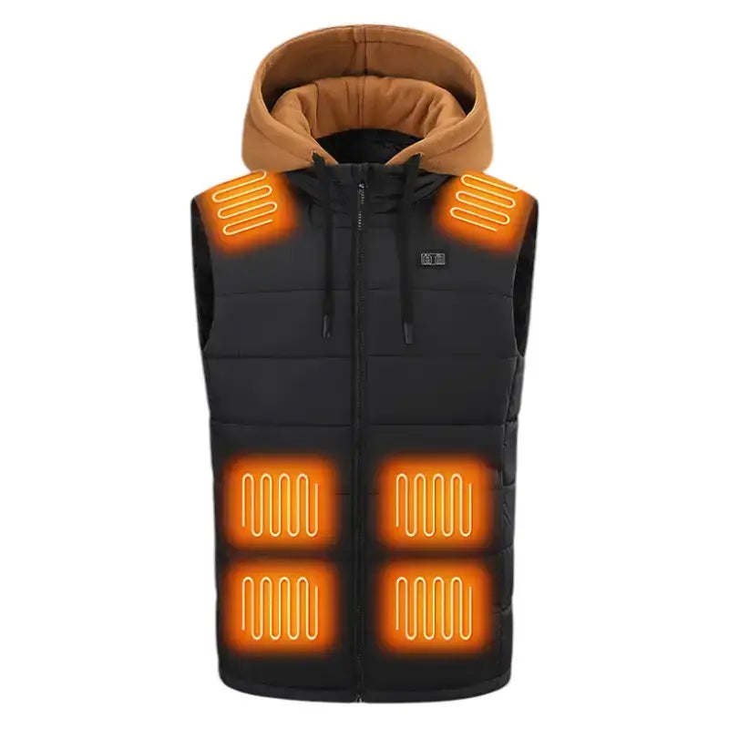 Gilet chauffant homme 5 zones batterie incluse