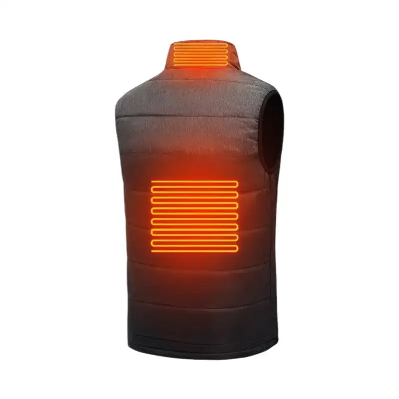 Gilet chauffant homme 8 zones usb
