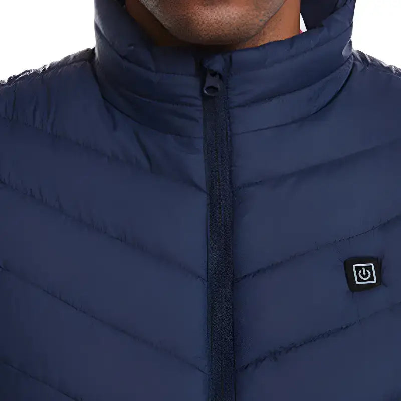 Gilet chauffant homme confort matelassé