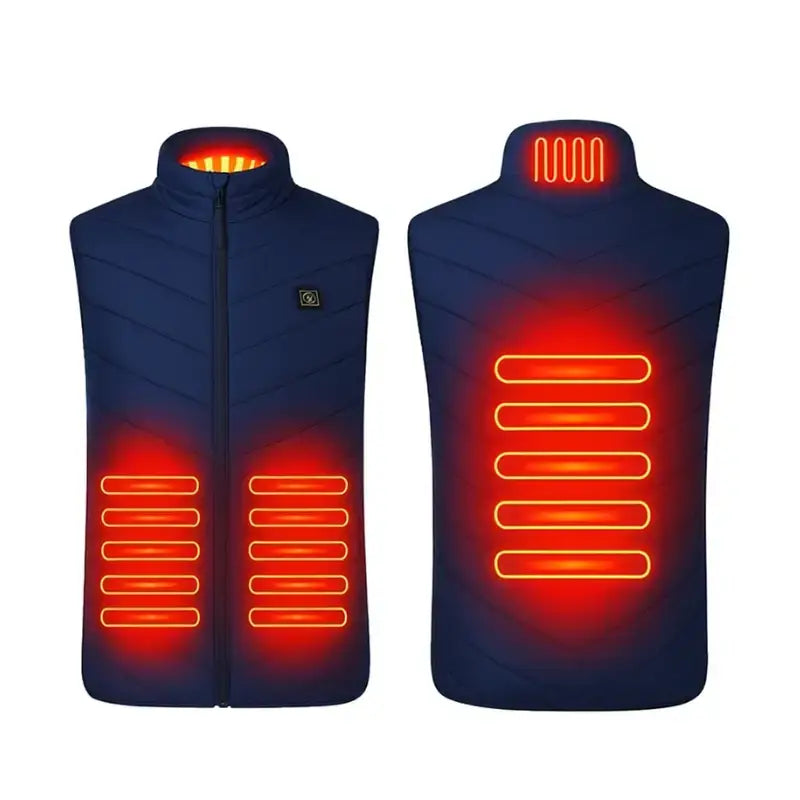 Gilet chauffant homme confort matelassé