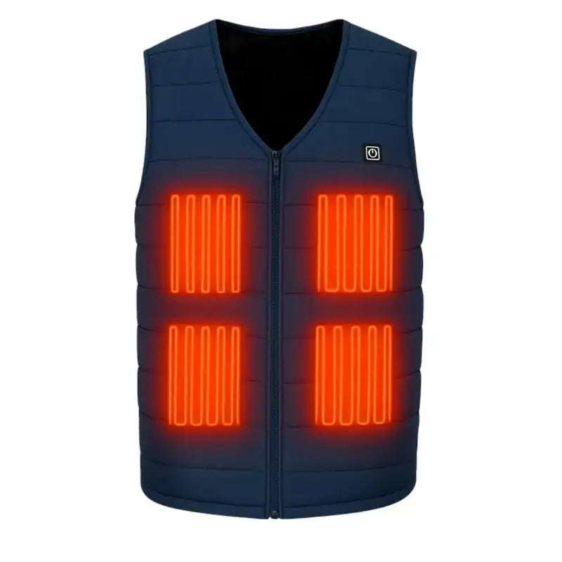 Gilet chauffant homme coupe-vent performant