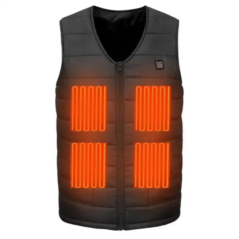 Gilet chauffant homme coupe-vent performant