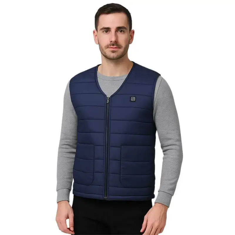 Gilet chauffant homme coupe-vent performant