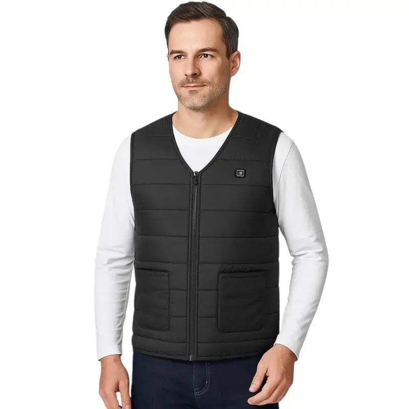 Gilet chauffant homme coupe-vent performant