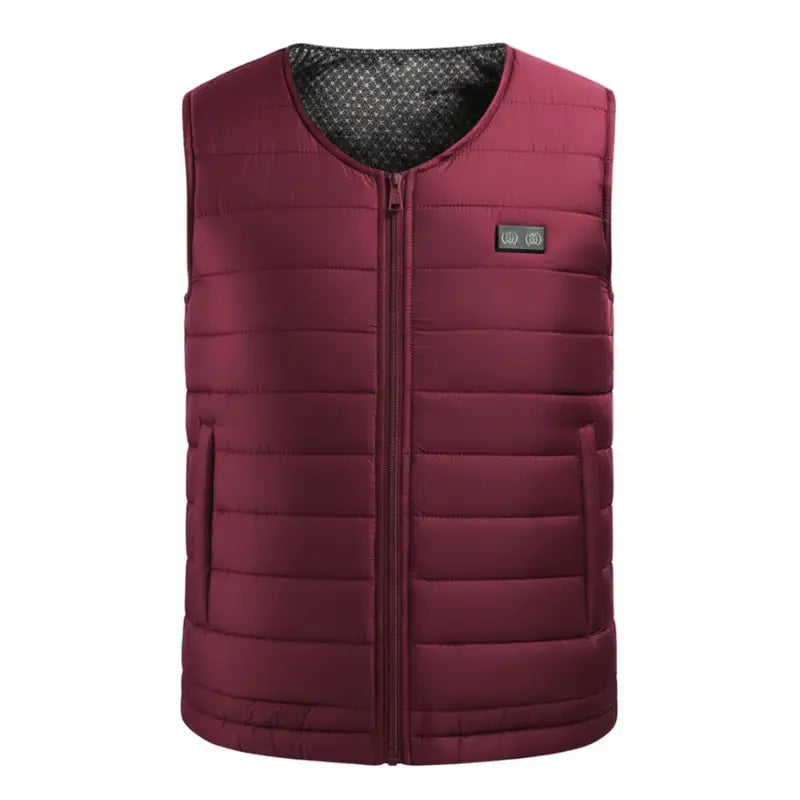 Gilet chauffant homme imperméable 9 zones