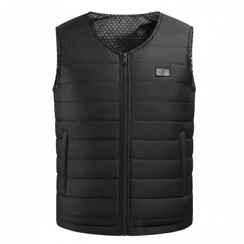 Gilet chauffant homme imperméable 9 zones