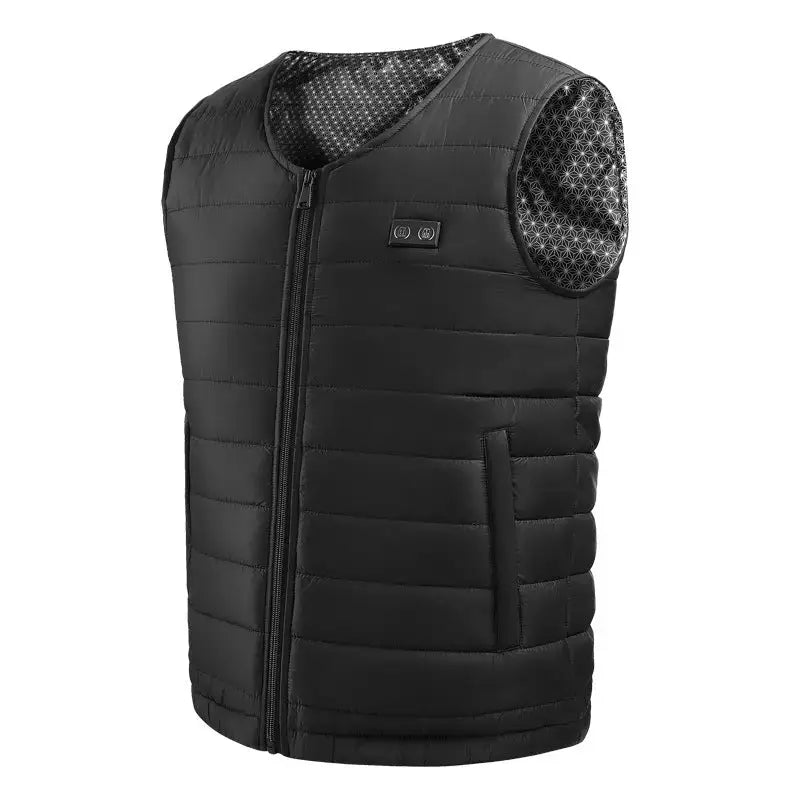 Gilet chauffant homme imperméable 9 zones