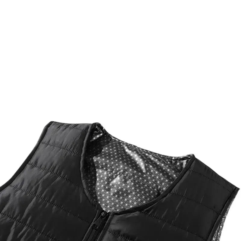 Gilet chauffant homme imperméable 9 zones