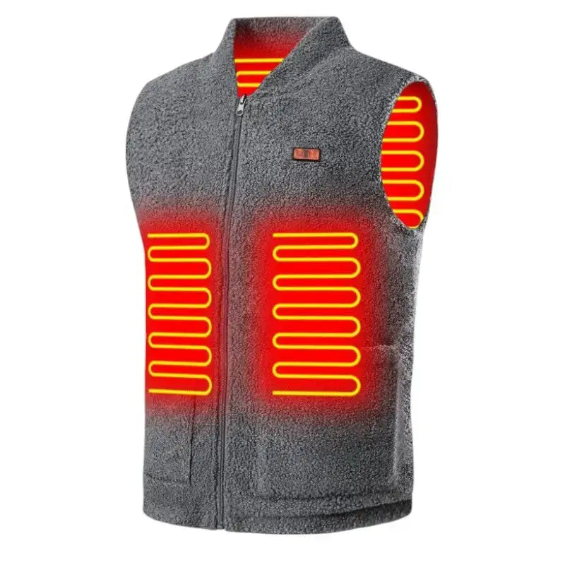 Gilet chauffant homme outdoor polaire