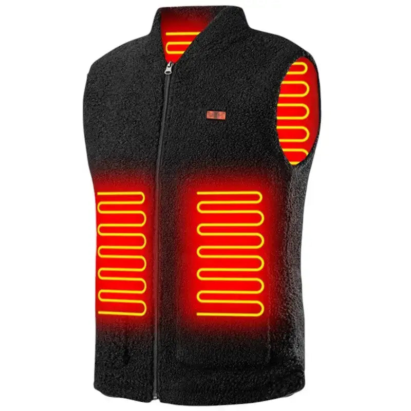Gilet chauffant homme outdoor polaire