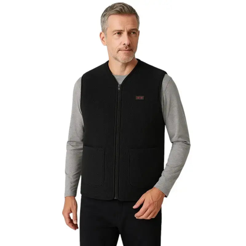Gilet chauffant homme outdoor polaire