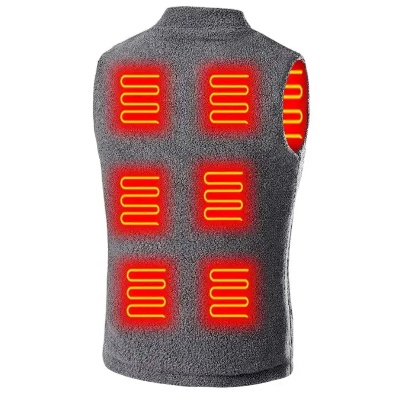 Gilet chauffant homme outdoor polaire