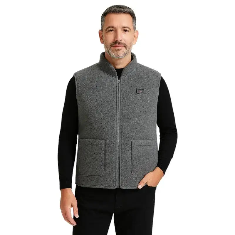 Gilet chauffant homme outdoor polaire