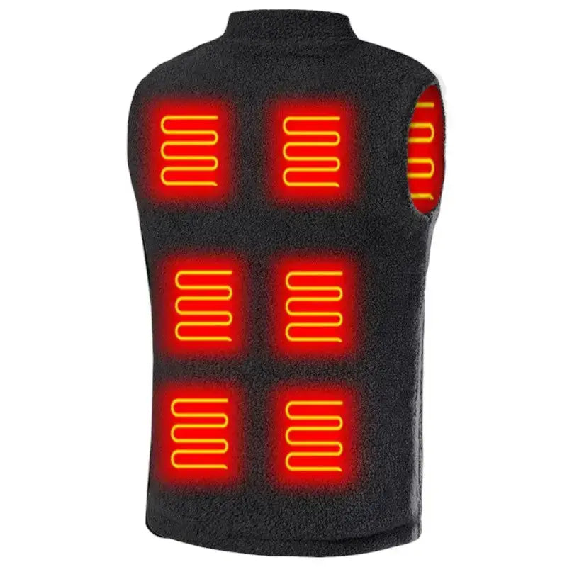 Gilet chauffant homme outdoor polaire
