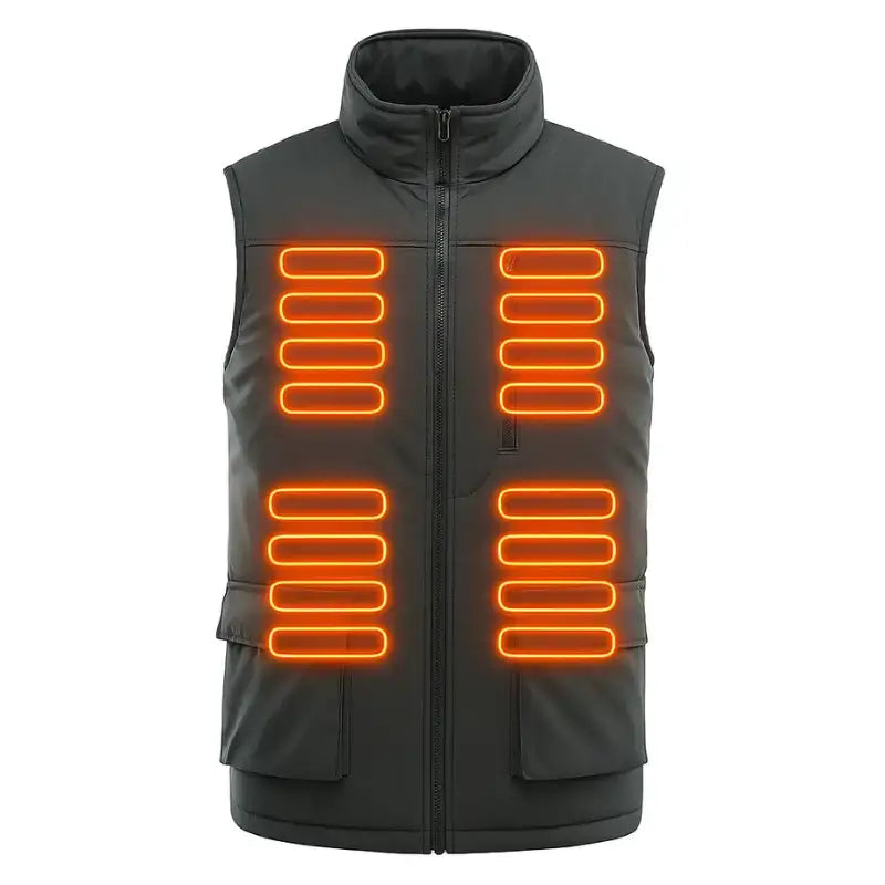 Gilet chauffant homme randonnée usb