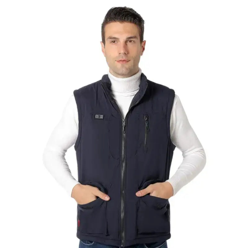 Gilet chauffant homme randonnée usb