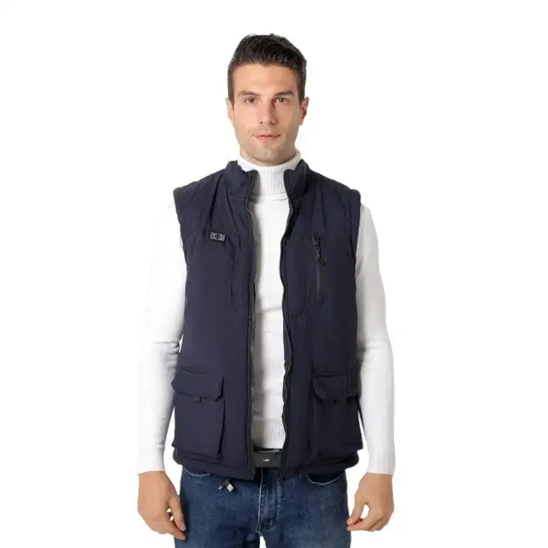Gilet chauffant homme randonnée usb