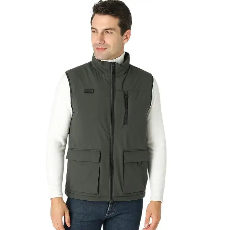 Gilet chauffant homme randonnée usb