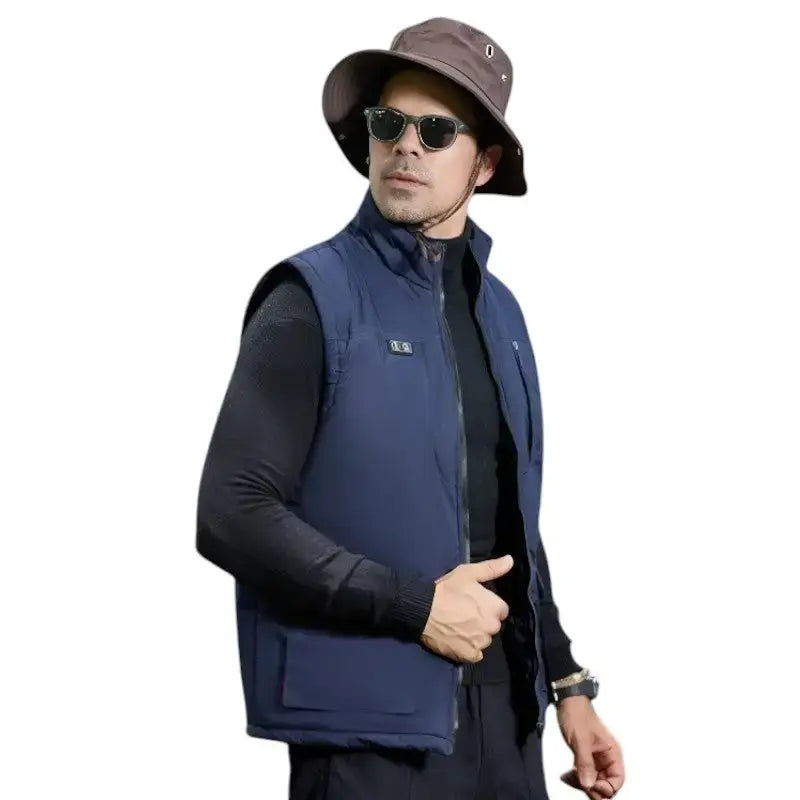 Gilet chauffant homme randonnée usb