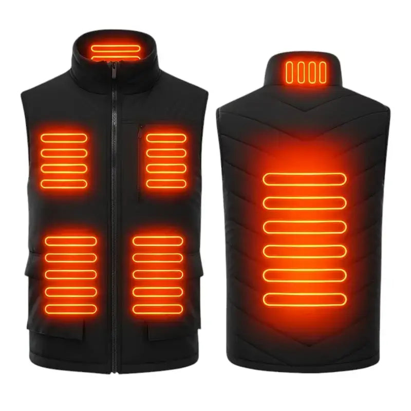 Gilet chauffant homme randonnée usb
