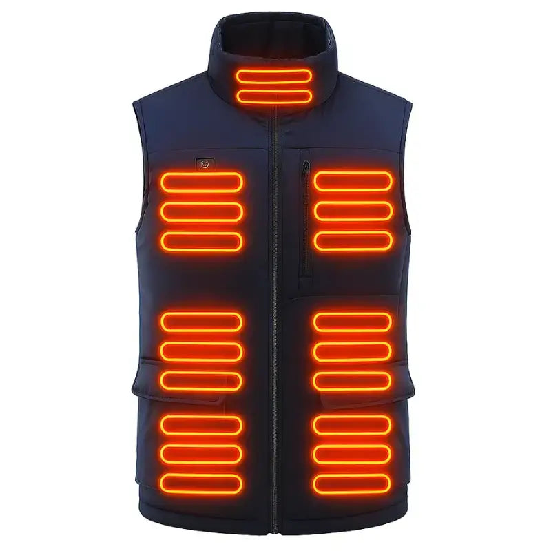 Gilet chauffant homme randonnée usb