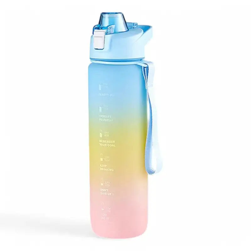 Gourde motivation fitness 1l marquages horaires