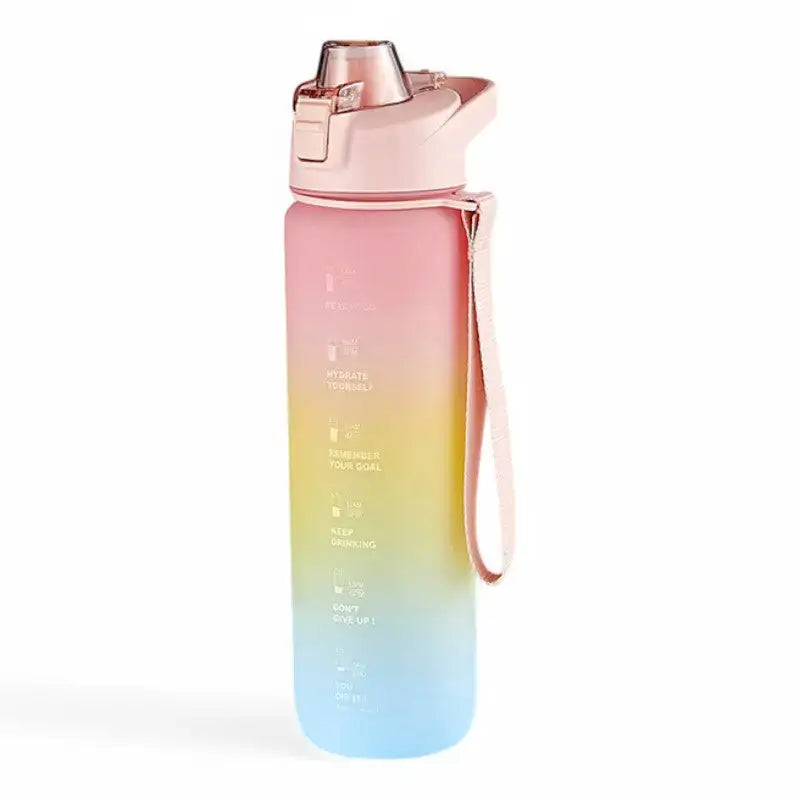 Gourde motivation fitness 1l marquages horaires