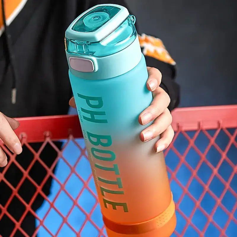 Gourde motivation fitness 1l marquages horaires