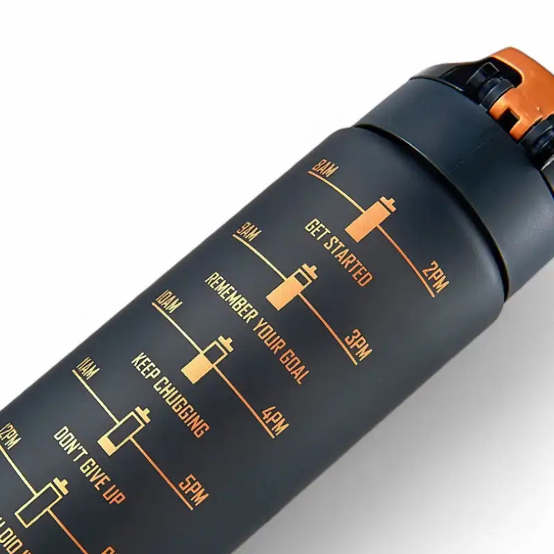 Gourde motivation fitness 1l marquages horaires