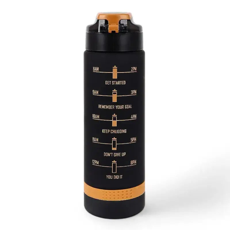 Gourde motivation fitness 1l marquages horaires