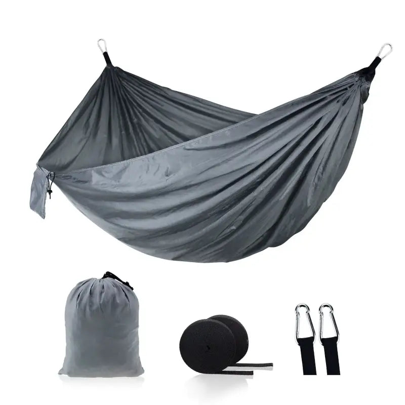 Hamac double-toile parachute compact