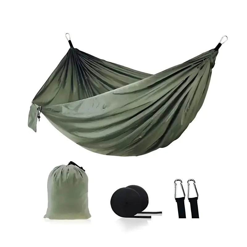 Hamac double-toile parachute compact