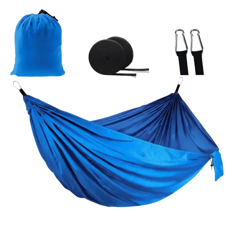 Hamac double-toile parachute compact