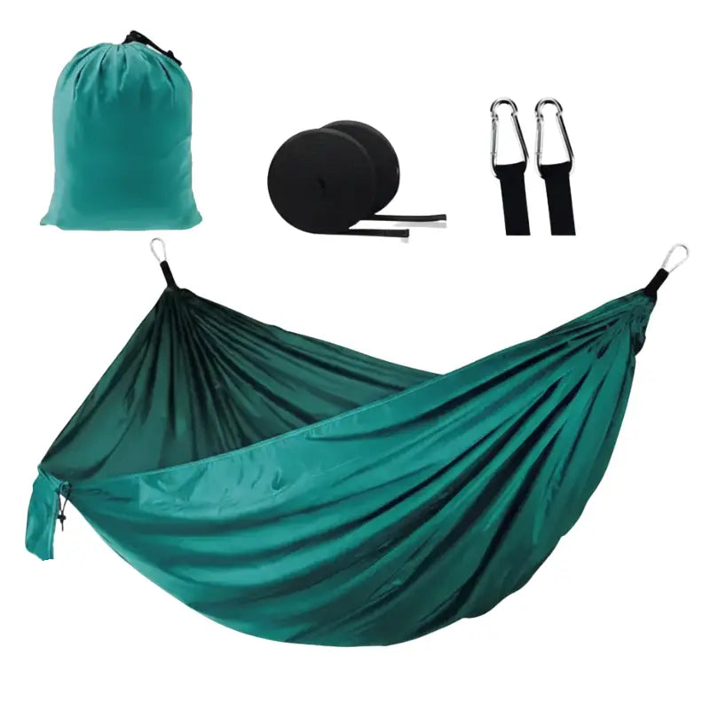 Hamac double-toile parachute compact