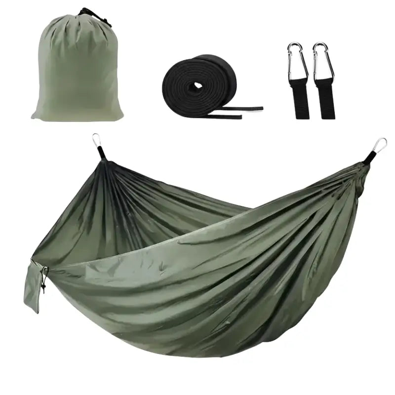 Hamac double-toile parachute compact