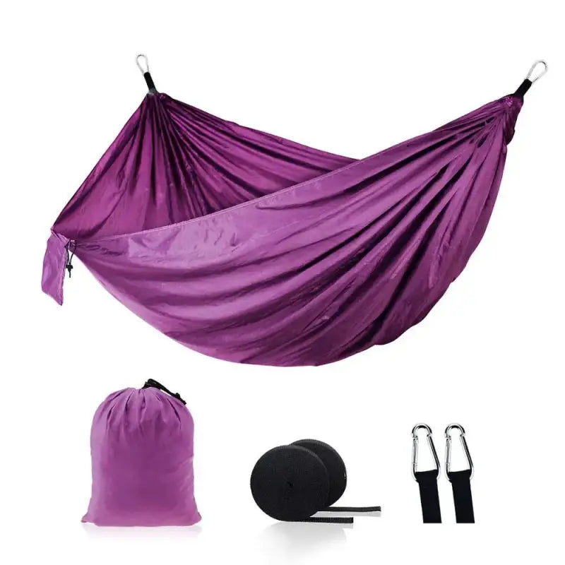 Hamac double-toile parachute compact