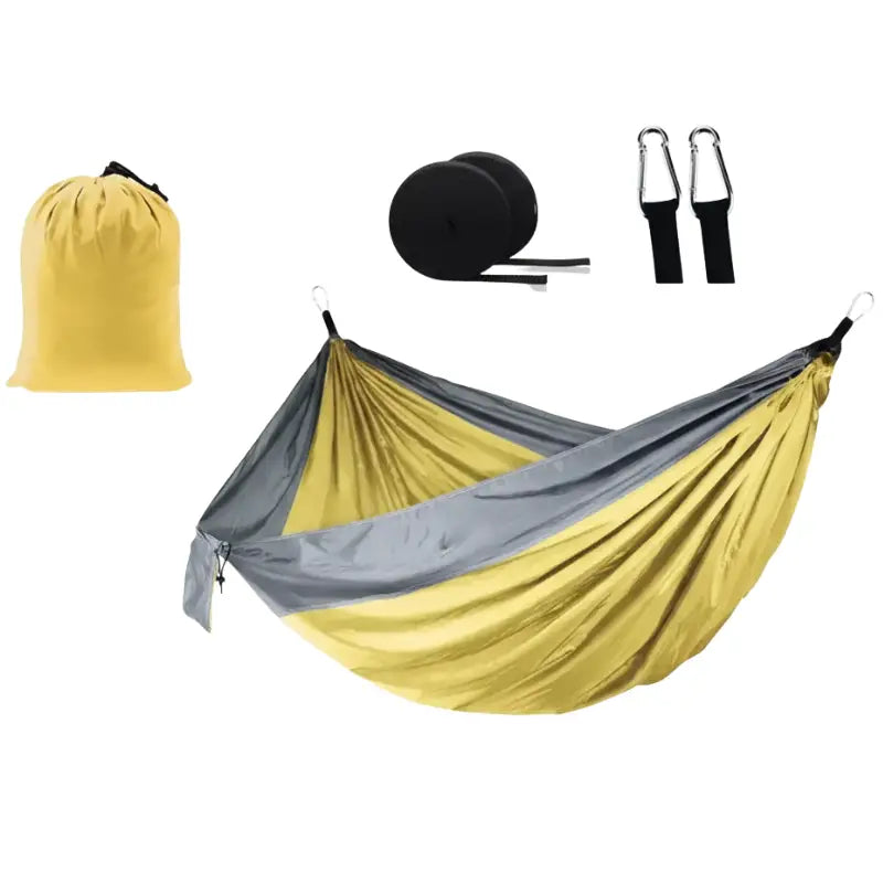 Hamac double-toile parachute compact