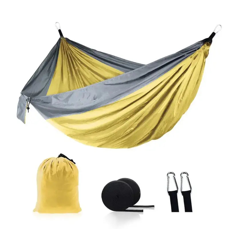 Hamac double-toile parachute compact
