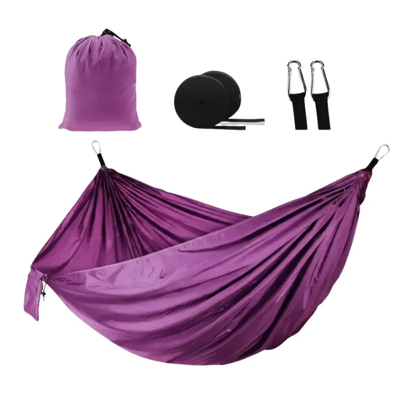 Hamac double-toile parachute compact