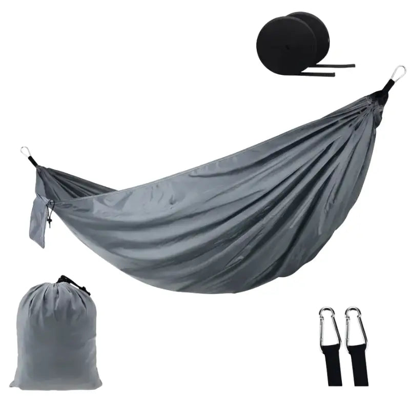Hamac double-toile parachute compact