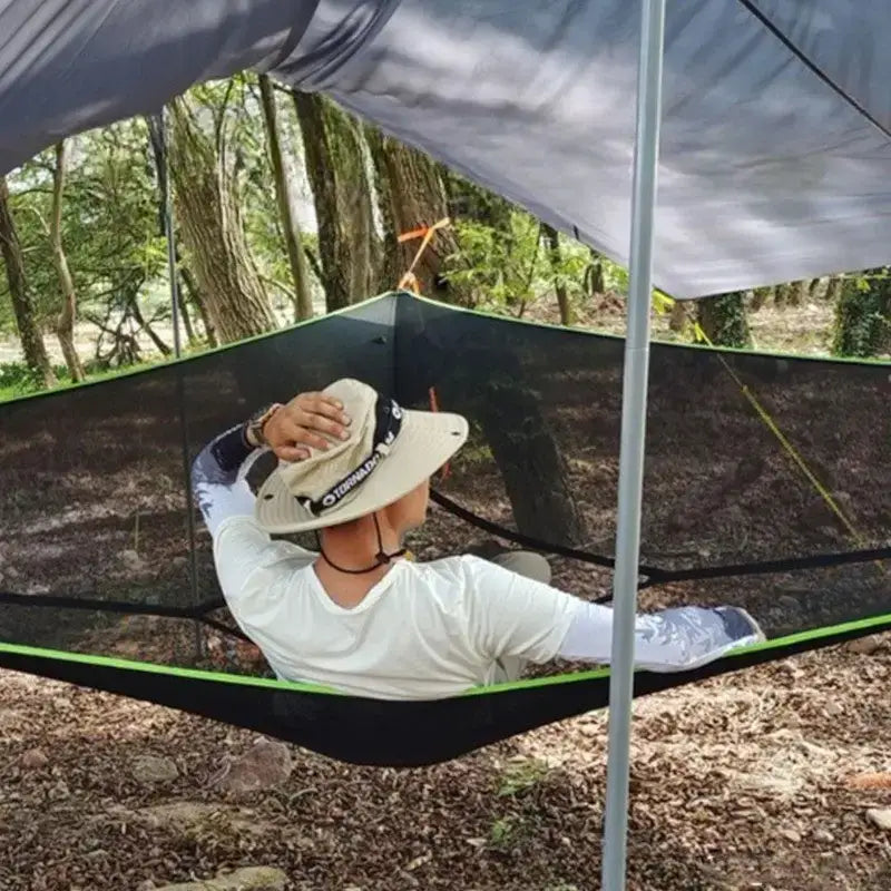 Hamac geant triangle camping familial