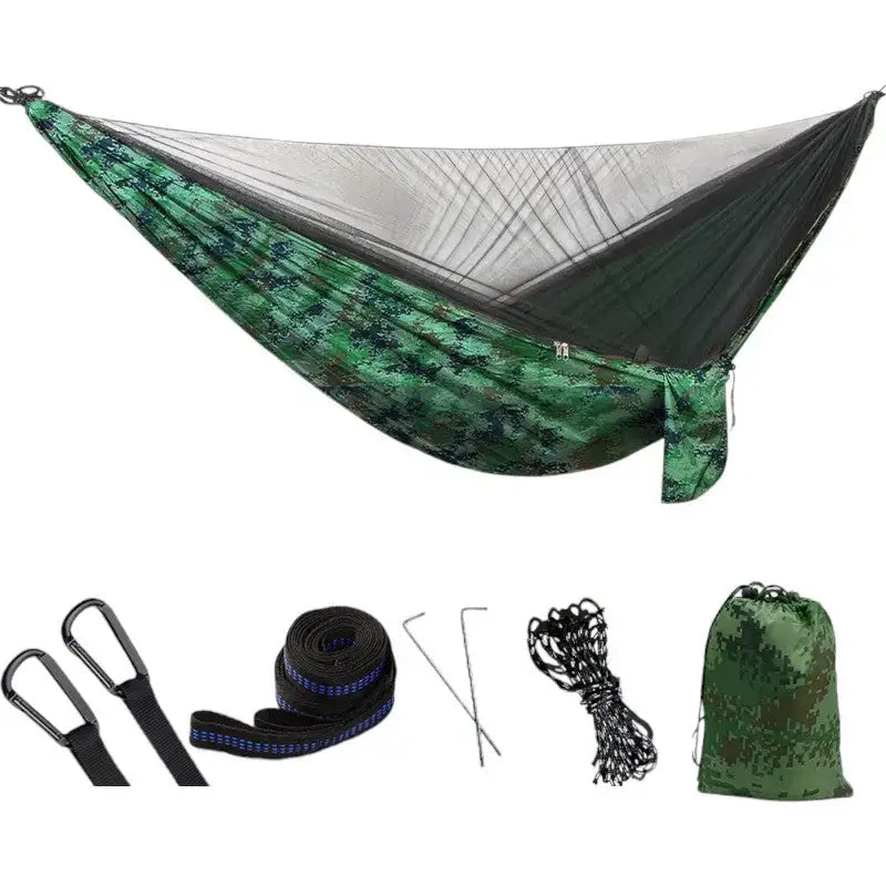 Hamac avec moustiquaire bivouac compact