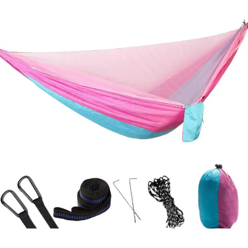 Hamac avec moustiquaire bivouac compact