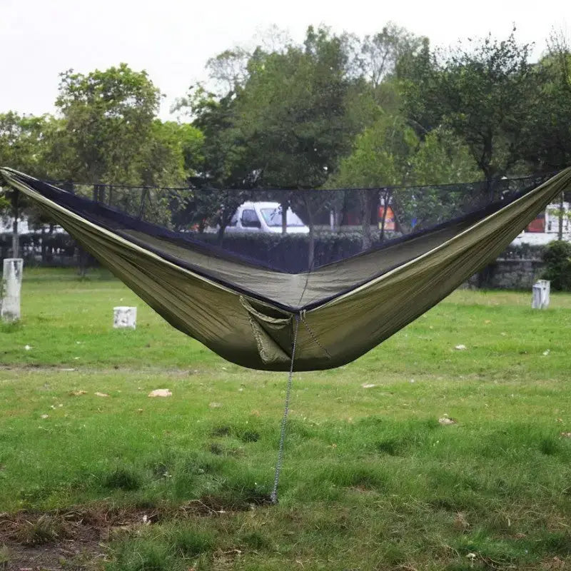Hamac avec moustiquaire bivouac compact